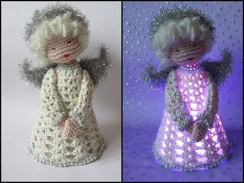 Häkelanleitung Schutzengel Nachtlicht