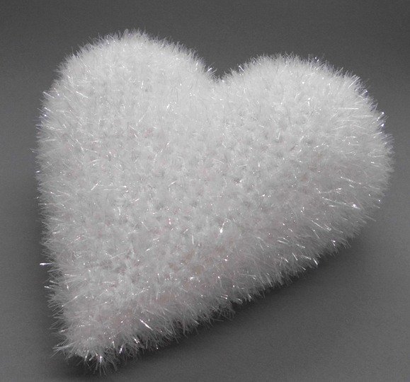 Häkelanleitung Herz Deko Badeschwamm  schnell und einfach