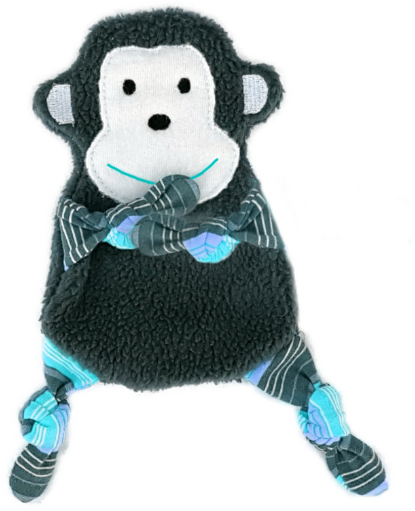 Stickdatei Affe Kuscheltuch ITH für den Rahmen 13 cm x 18 cm - Bild 3