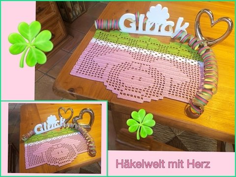 Häkeln / Platzdeckchen / Viel Glück