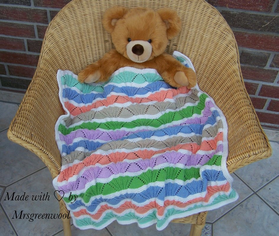 Strickanleitung für Babydecke "Sweet Dreams"