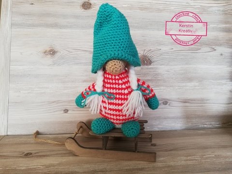 Häkelanleitung Wichteline Frida 25 cm groß