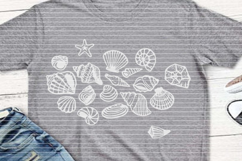 Muscheln Plotterdatei SVG DXF