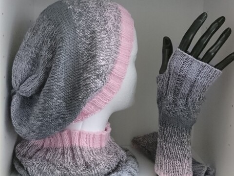 Anleitung Beanie, Halssocke und Stulpen MIA