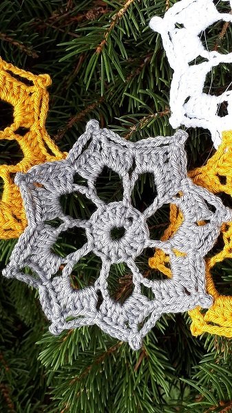 Häkelanleitung, einfacher Weihnachtsstern - Bild 11