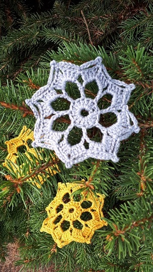 Häkelanleitung, einfacher Weihnachtsstern