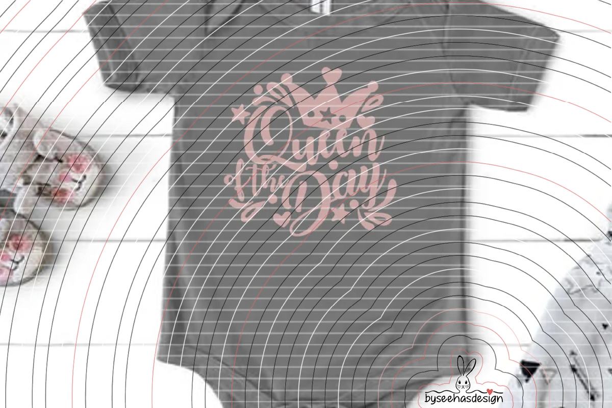 Queen of the Day Plotterdatei SVG DXF - Bild 10