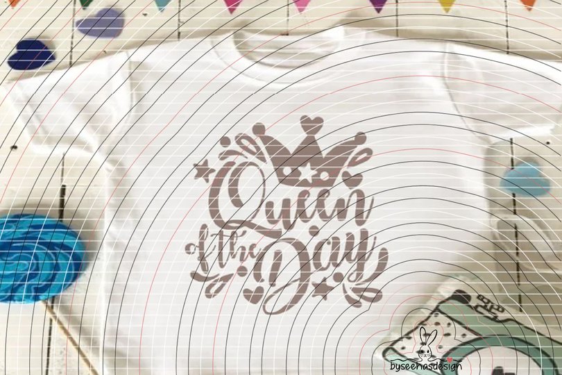 Queen of the Day Plotterdatei SVG DXF