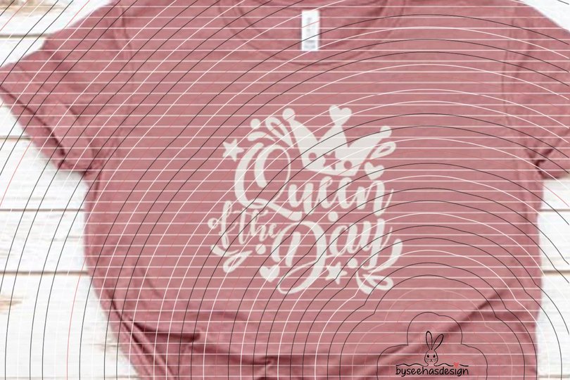 Queen of the Day Plotterdatei SVG DXF