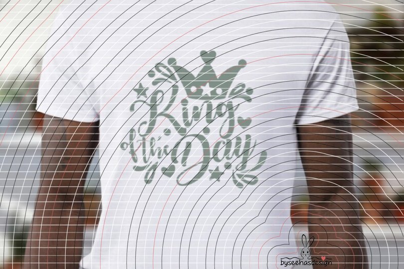 King of the Day Plotterdatei SVG DXF