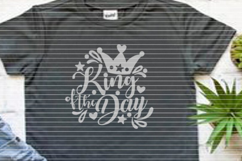 King of the Day Plotterdatei SVG DXF