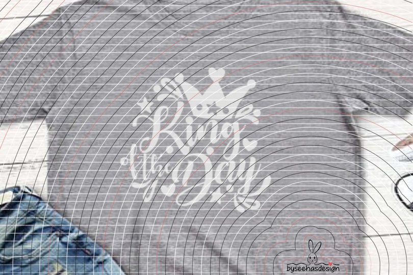 King of the Day Plotterdatei SVG DXF
