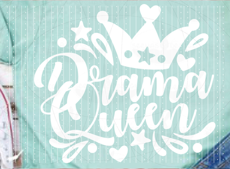 Drama Queen Plotterdatei SVG DXF