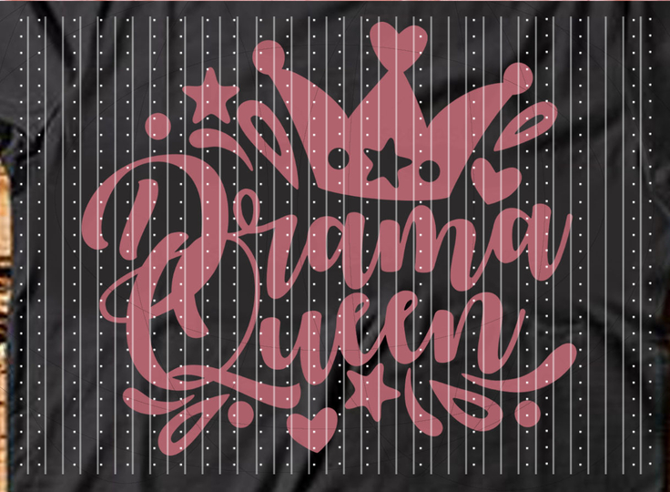 Drama Queen Plotterdatei SVG DXF
