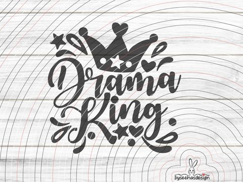 Drama King Plotterdatei SVG DXF