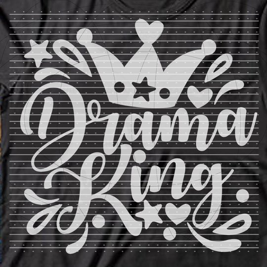 Drama King Plotterdatei SVG DXF