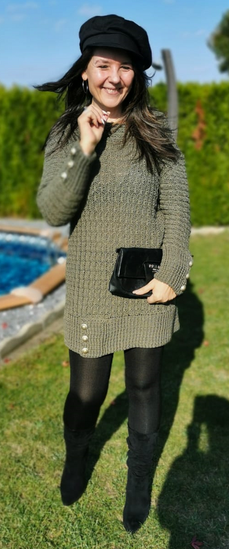 Longpulli - Häkelkleid "Eleganza" - Bild 12