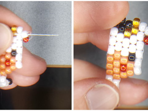 weiterführender Grundkurs für Brick Stitch / Ziegelstich