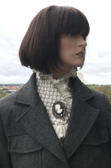 Mozartkragen, Zopfkragen - ob königlich oder ländlich - Strickanleitung