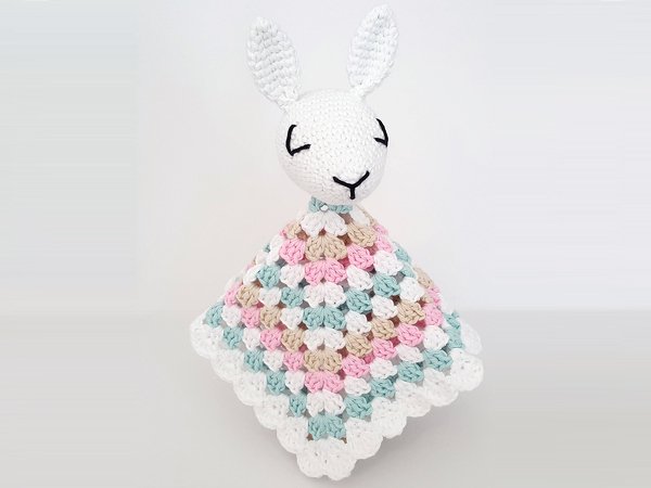 Schnuffeltuch "Lama" - Häkelanleitung