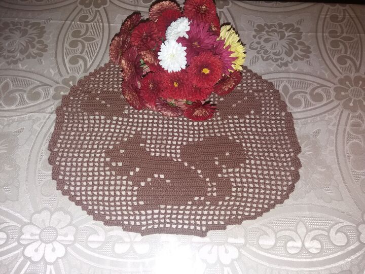 Tischdeckchen rund Eichhörnchen