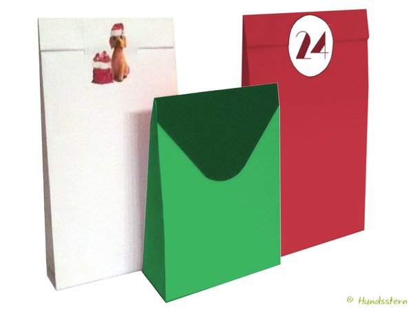 Geschenktüte aus 1 Blatt Papier DIN A5 / ½ US Letter