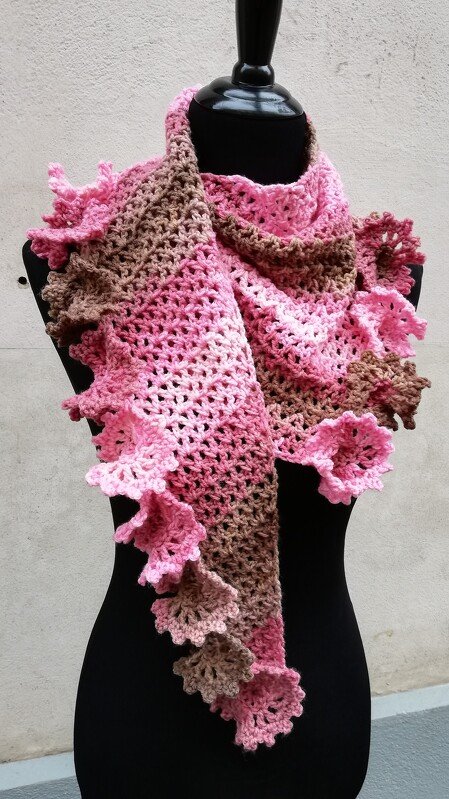 Gehäkelter Drachenschal "SISSY" - Bild 3