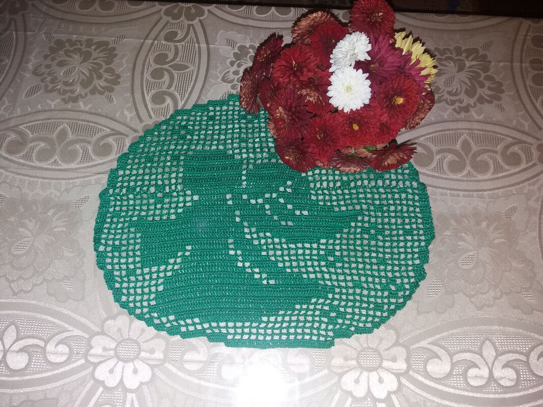 Tischläufer Set Weihnachten Kerze und Engel - Bild 5