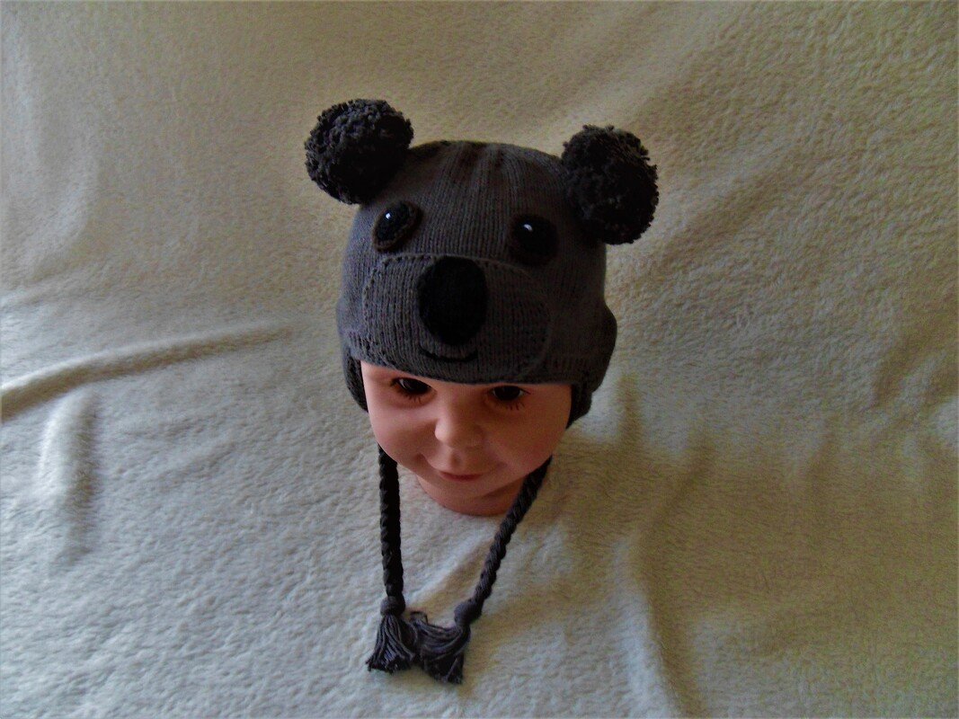 Koala Mütze