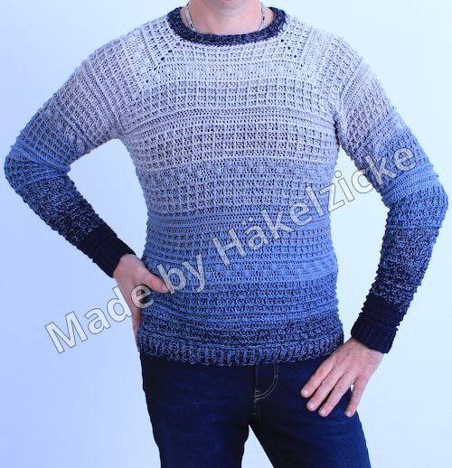 Anleitung Unisex Longsleeve Pullover Paul Gr. XS - XXL* Die Waffeln eines Mannes * - Bild 2