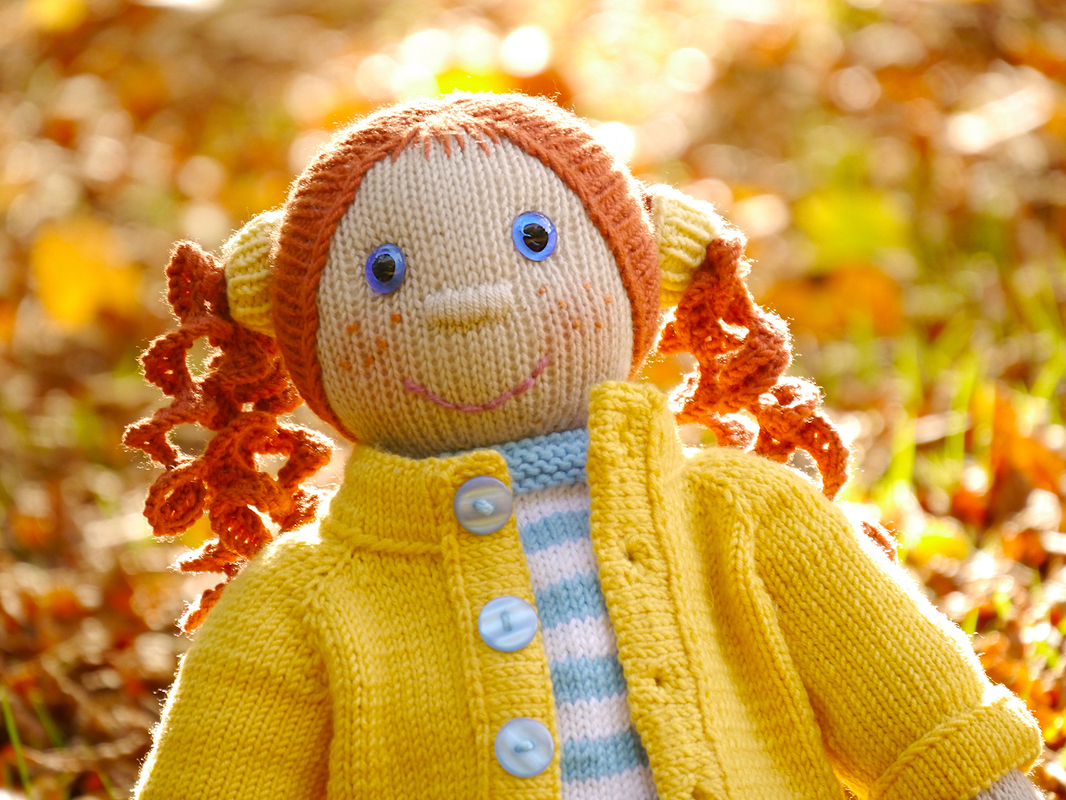 Autumn-Anni, Set Doll + Outfit, knitting pattern