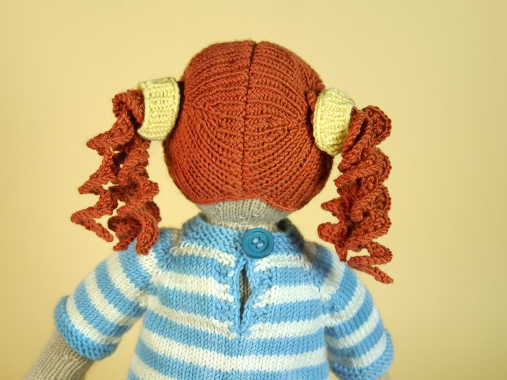 Herbst-Anni, Set Puppe + Kleidung, Strickanleitung