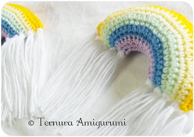 Rainbow crochet pattern PDF ternura amigurumi english- deutsch- dutch