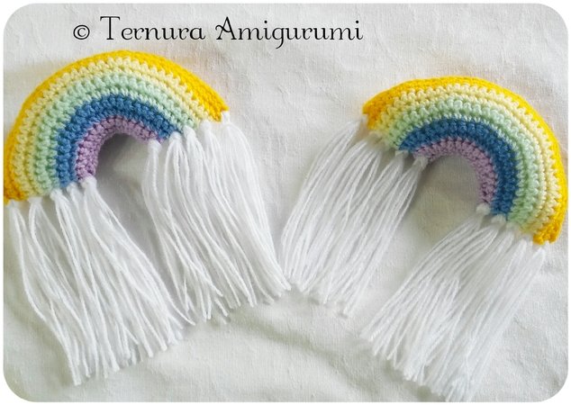 Rainbow crochet pattern PDF ternura amigurumi english- deutsch- dutch