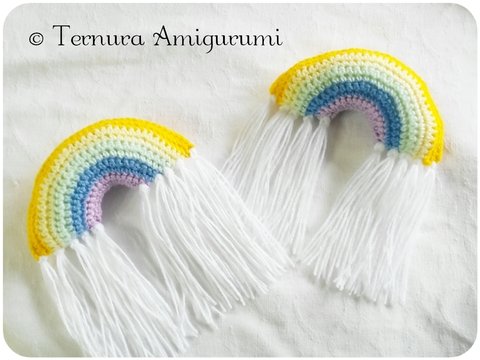 Rainbow crochet pattern PDF ternura amigurumi english- deutsch- dutch