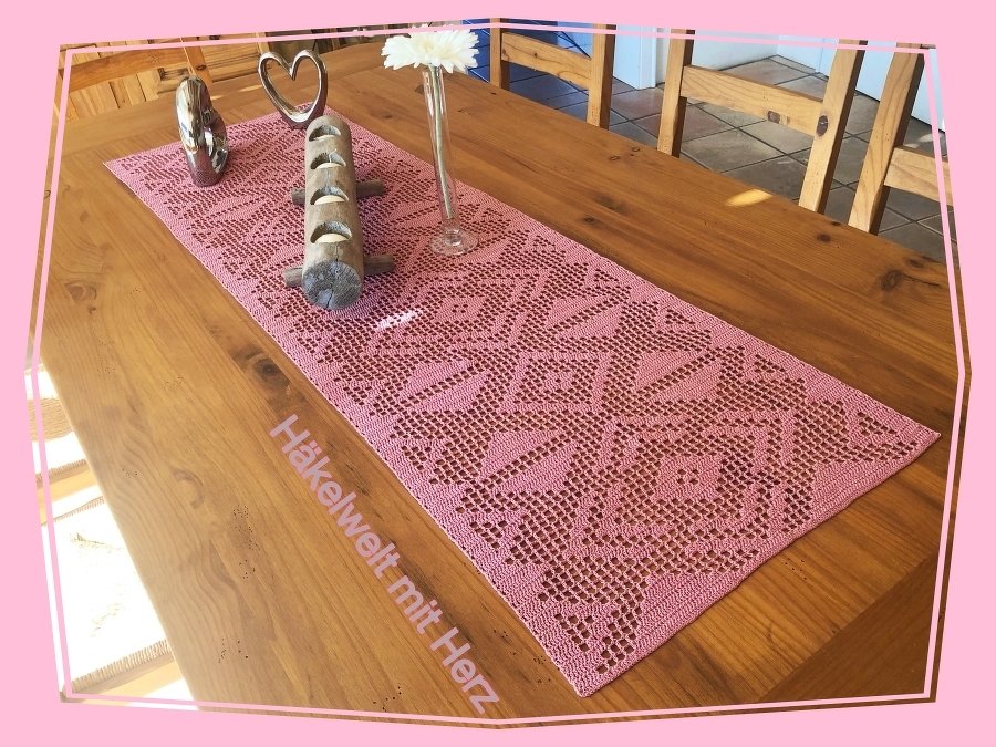 Häkeln / Tischläufer "Timeless" / Länge variabel - Bild 2