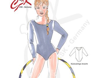 Body Jersey Leotard size 134 (8) sewing pattern