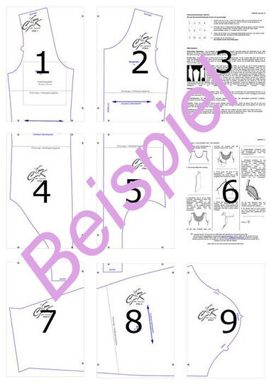 Body Jersey Leotard size 140 (10) sewing pattern