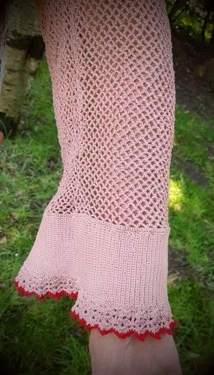 Häkelanleitung Ärmelschal Fatushe ( Ohne Maschenprobe / Für jede Größe nach zuarbeiten)