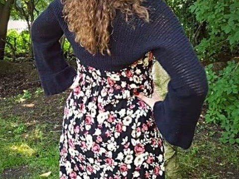 Häkelanleitung Ärmelschal Erzona ( Ohne Maschenprobe / Für jede Größe nach zuarbeiten)