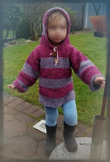 Häkelanleitung Luisas Streifenliebe ( Ohne Maschenprobe / ab Kindergröße 104)