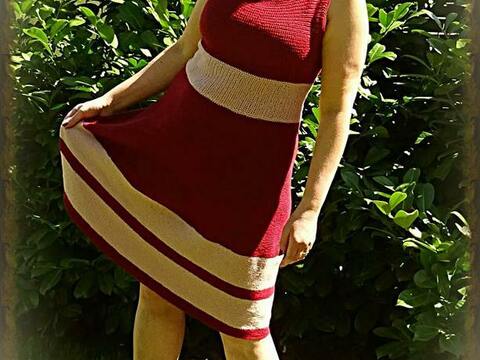 Häkelanleitung Kleid ( Ohne Maschenprobe / für jede Damengröße)