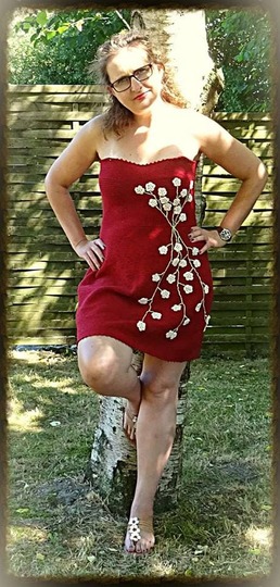 Häkelanleitung Kleid Blumensommer ( Ohne Maschenprobe / Für jede Damengröße)