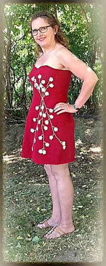 Häkelanleitung Kleid Blumensommer ( Ohne Maschenprobe / Für jede Damengröße)