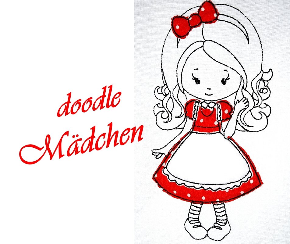 Mädchen Stickdatei ♥ sweet Girl ♥ Goldlöckchen
