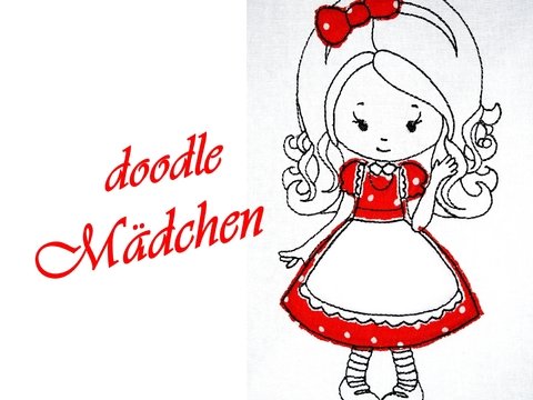 Mädchen Stickdatei ♥ sweet Girl ♥ Goldlöckchen