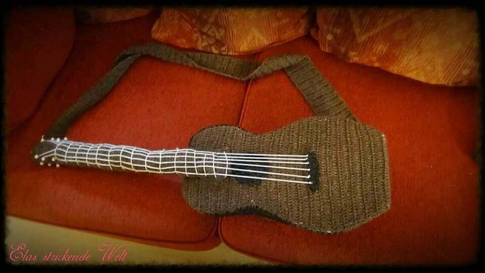 Häkelanleitung Gitarre