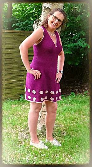 Häkelanleitung Kleid Sommerromantik (Ohne Maschenprobe / Für jede Damengröße)