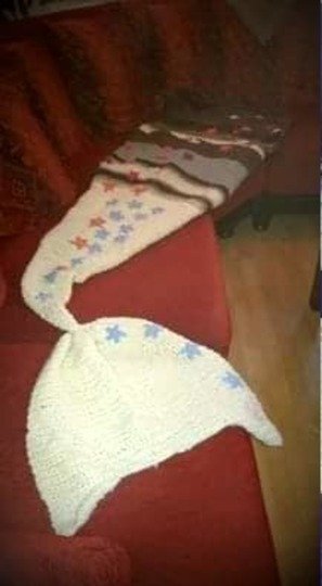 Häkelanleitung Meerjungfraudecke / Schlafsack