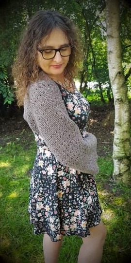 Strickanleitung Ärmelsschal Ardita ( Ohne Maschenprobe / für jede Größe)